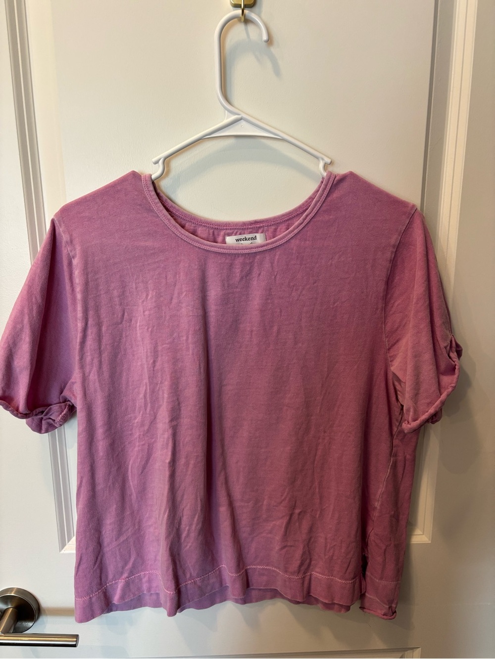 Weekend Mauve Short Sleeve Cotton Tee